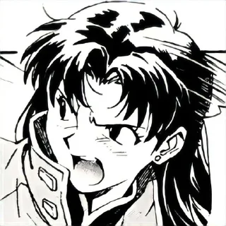 🌟 emoji Misato Katsuragi Telegram sticker 10 of 25