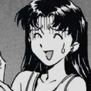 🌟 emoji Misato Katsuragi Telegram sticker 16 of 25