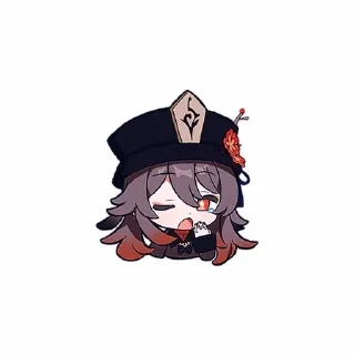 😪 emoji Ху Тао Telegram sticker 10 of 15