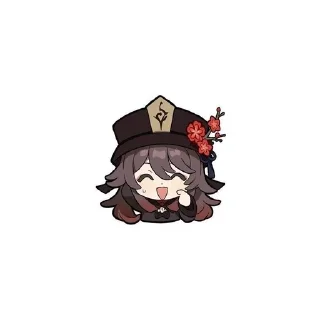 😅 emoji Ху Тао Telegram sticker 6 of 15