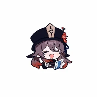 😆 emoji Ху Тао Telegram sticker 12 of 15