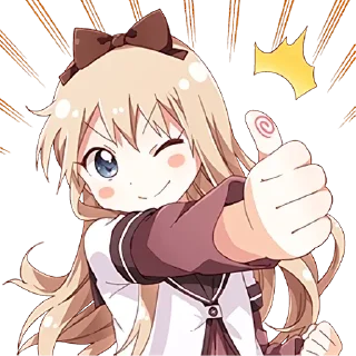 👍 emoji Ху Тао Telegram sticker 15 of 15