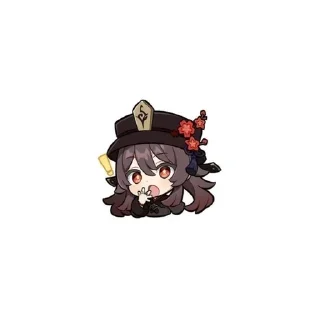 😮 emoji Ху Тао Telegram sticker 8 of 15