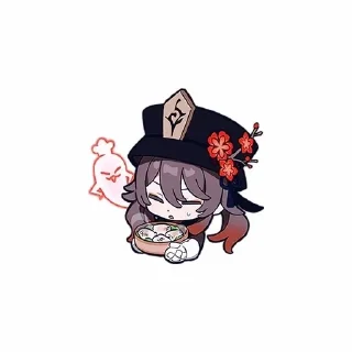 🤨 emoji Ху Тао Telegram sticker 13 of 15