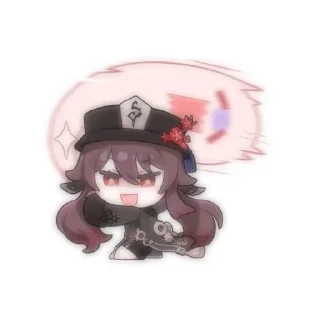 😜 emoji Ху Тао Telegram sticker 14 of 15