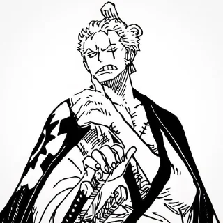 🌱 emoji Roronoa Zoro Telegram sticker 9 of 81