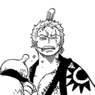 🌱 emoji Roronoa Zoro Telegram sticker 13 of 81