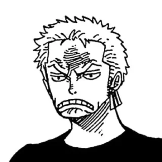🌱 emoji Roronoa Zoro Telegram sticker 14 of 81