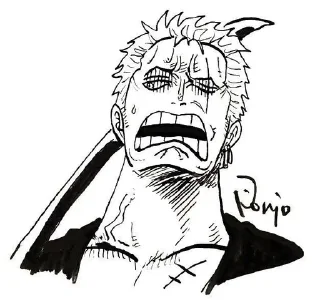 Roronoa Zoro sticker 2