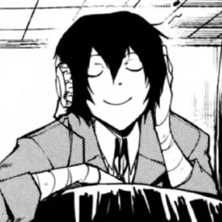 Sticker from Dazai Osamu