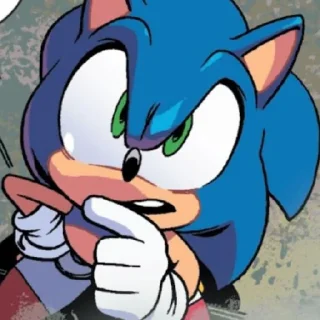 😄 emoji Соник топ, у меня всё. Telegram sticker 12 of 53