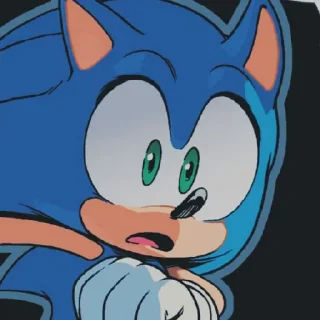 😄 emoji Соник топ, у меня всё. Telegram sticker 13 of 53