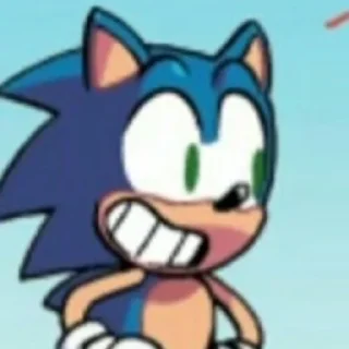 😄 emoji Соник топ, у меня всё. Telegram sticker 3 of 53
