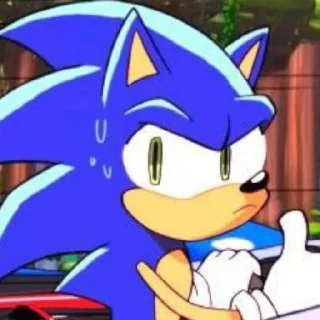 😄 emoji Соник топ, у меня всё. Telegram sticker 5 of 53