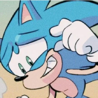 😄 emoji Соник топ, у меня всё. Telegram sticker 17 of 53