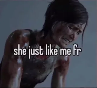 Sticker from the last of us
