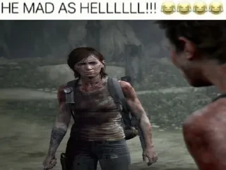 Sticker from the last of us
