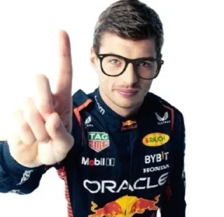 Sticker from F1 meme