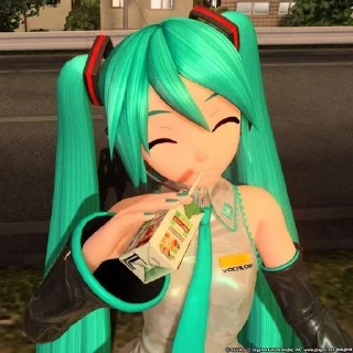 🌟 emoji Miku - @say0rxx1847 Telegram sticker 22 of 91
