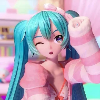🌟 emoji Miku - @say0rxx1847 Telegram sticker 14 of 91