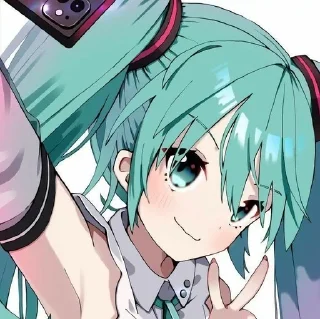 🌟 emoji Miku - @say0rxx1847 Telegram sticker 12 of 91