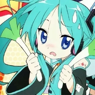 🌟 emoji Miku - @say0rxx1847 Telegram sticker 24 of 91
