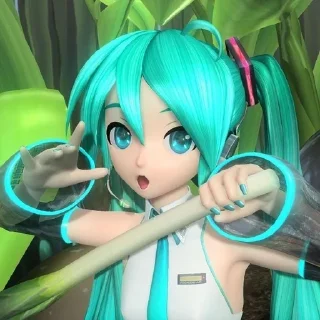 🌟 emoji Miku - @say0rxx1847 Telegram sticker 8 of 91