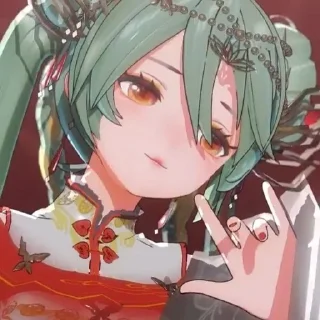 🌟 emoji Miku - @say0rxx1847 Telegram sticker 19 of 91
