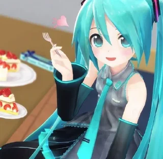 🌟 emoji Miku - @say0rxx1847 Telegram sticker 18 of 91