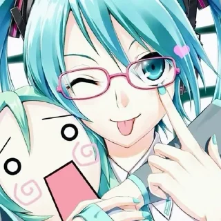 🌟 emoji Miku - @say0rxx1847 Telegram sticker 3 of 91