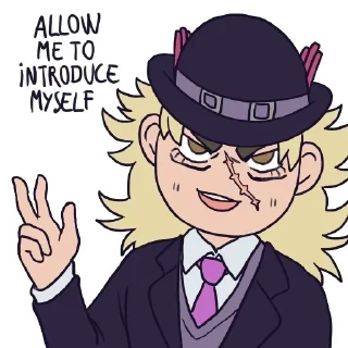 Sticker from jojo