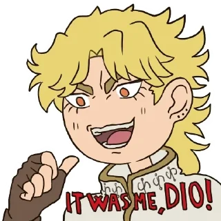 Sticker from jojo