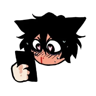 😳 emoji Ebgy catboy @anime4_arts Telegram sticker 17 of 70