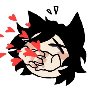 💕 emoji Ebgy catboy @anime4_arts Telegram sticker 16 of 70