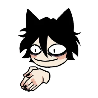 🤝 emoji Ebgy catboy @anime4_arts Telegram sticker 5 of 70