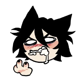 Sticker from edgy catboy