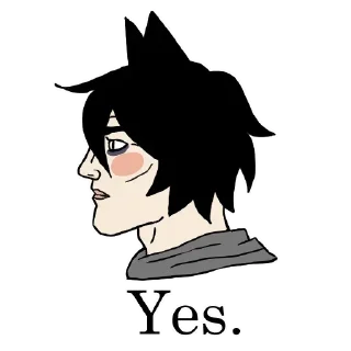 👍 emoji Ebgy catboy @anime4_arts Telegram sticker 24 of 70