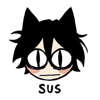 👀 emoji Ebgy catboy @anime4_arts Telegram sticker 23 of 70
