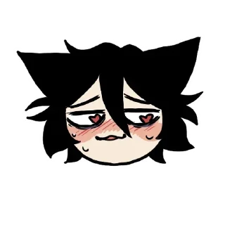 😍 emoji Ebgy catboy @anime4_arts Telegram sticker 20 of 70
