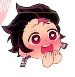 Sticker from tanjiro :3