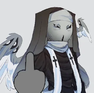 🖕 emoji grace tiktok memes sprit Telegram sticker 18 of 59