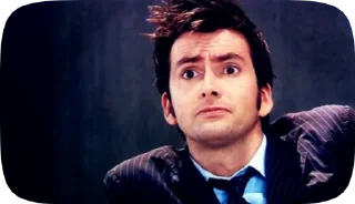 Sticker from Doctor Who. Ten