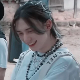 😄 emoji hyunjin by @lovestikerpacks Telegram sticker 15 of 30