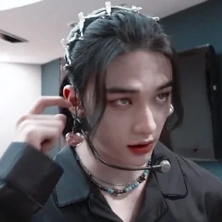 🤨 emoji hyunjin by @lovestikerpacks Telegram sticker 14 of 30