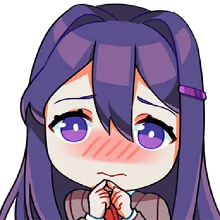 Sticker from Yuri ddlc @Catemau
