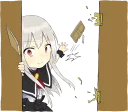 😡 emoji A little girl Sticker (Vampire) :: @line_stickers Telegram sticker 24 of 40