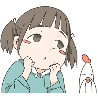 🥺 emoji Немечан и кура @Nyasticks Telegram sticker 4 of 41