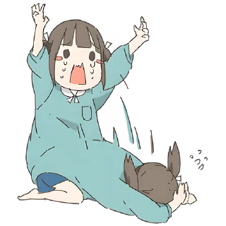 🙏 emoji Немечан и кура @Nyasticks Telegram sticker 14 of 41