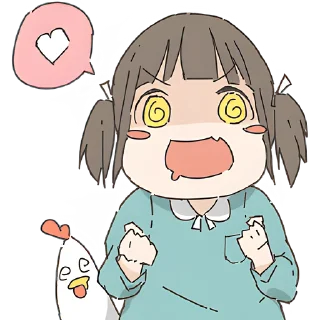 😵‍💫 emoji Немечан и кура @Nyasticks Telegram sticker 19 of 41
