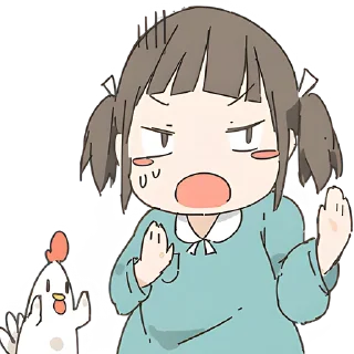 👊 emoji Немечан и кура @Nyasticks Telegram sticker 7 of 41